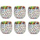 Somil Multicolour Table Top Glass Tea Light Holder - Pack of 6 Somil Multicolour Table Top Glass Tea Light Holder - Pack of 6