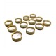 THRIFTKART Gold Floor Brass Tea Light Holder - Pack of 12