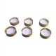 THRIFTKART Gold Floor Brass Tea Light Holder - Pack of 6