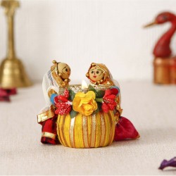 eCraftIndia Multicolor Designer Tea Light Holder