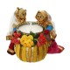 eCraftIndia Multicolor Designer Tea Light Holder
