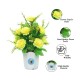 CHAUDHARY FLOWER - Yellow Daisy Artificial Flower ( Pack of 1 )