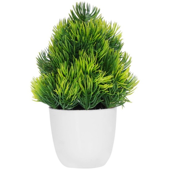 HOMETALES - Green Wild Artificial Bonsai ( Pack of 4 )