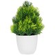 HOMETALES - Green Wild Artificial Bonsai ( Pack of 4 )