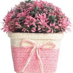 HOMETALES - Multicolor Wild Artificial Flowers With Pot ( Pack of 1 )