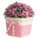 HOMETALES - Multicolor Wild Artificial Flowers With Pot ( Pack of 1 )