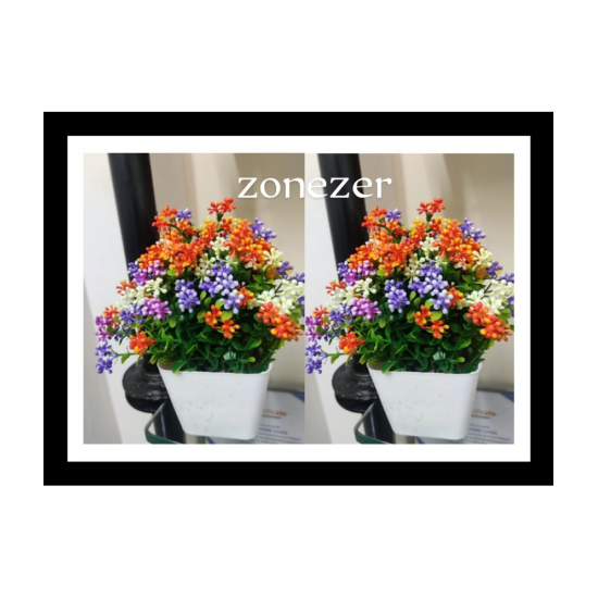 zonezer - Multicolor Wild Artificial Flower ( Pack of 2 )