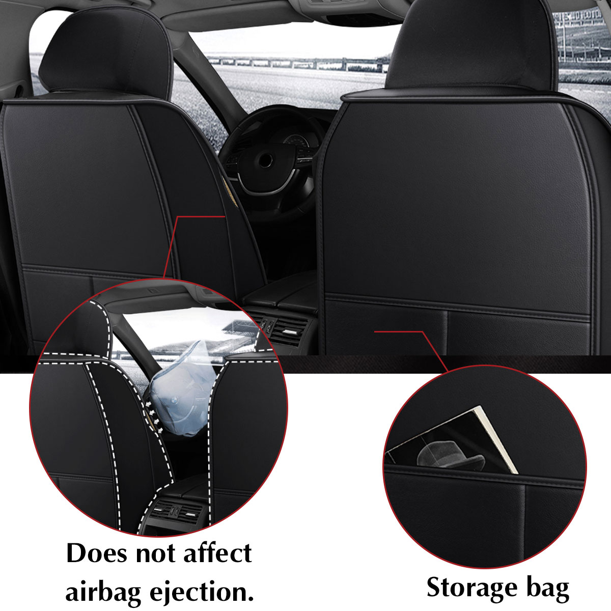 1PCS-Universal-Car-Seat-Mat-Covers-PU-Leather-Breathable-Cushion-Pad-Set-1958999-4