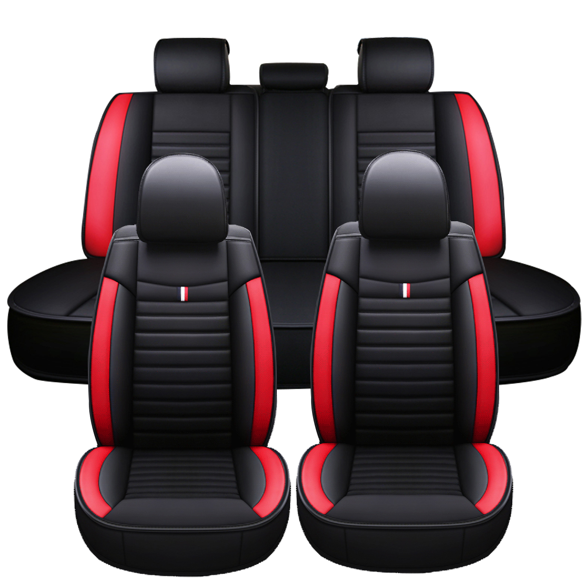 5-Seats-Universal-Car-Seat-Covers-Deluxe-PU-Leather-Seat-Cushion-Full-Set-Cover-1984867-13