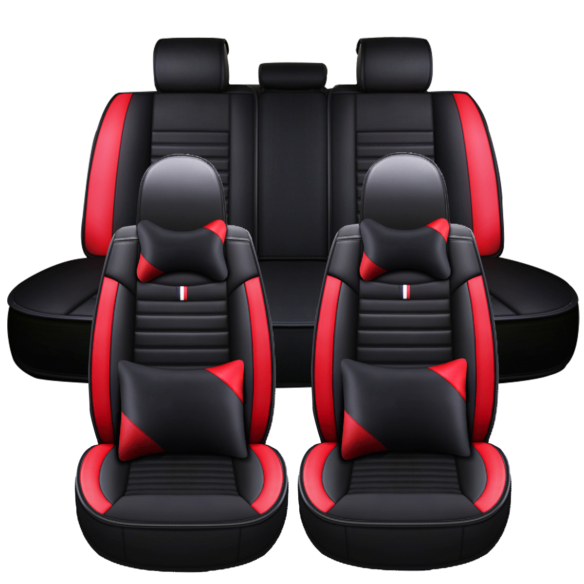 5-Seats-Universal-Car-Seat-Covers-Deluxe-PU-Leather-Seat-Cushion-Full-Set-Cover-1984867-14